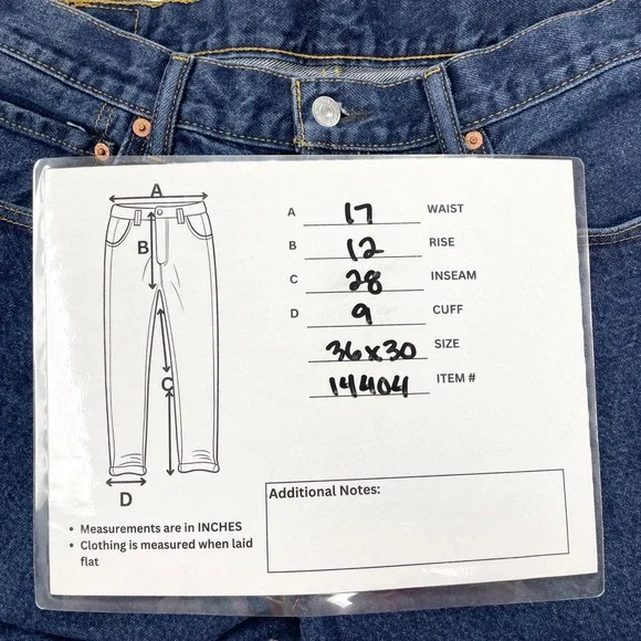 Levis 550 Mens Jeans Size 36x30 Tapered Leg Relaxed Fit Street Classic Preppy - Picture 16 of 16